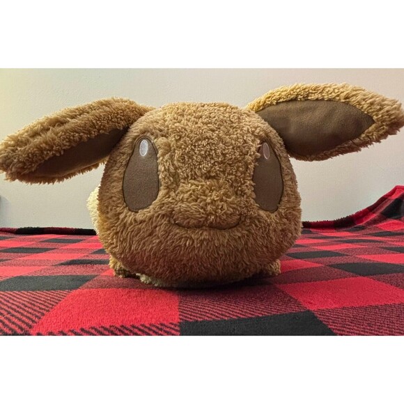 2018 Banpresto Fluffy Eevee Plush 13.5" Pokemon Collection Lottery A Prize - Picture 2 of 9